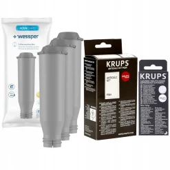 Wesssper Wasserfilter FILTER CARTRIDGE F08801 Zubehörset Für Kaffeemaschine Krups EA8245