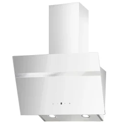 PKM Dunstabzugshaube Kopffreihaube Schräghaube Randabsaugung S20-60 AWTY Weiß