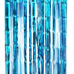 Creativery Lametta Vorhang 50x100cm, Farbauswahl:türkis