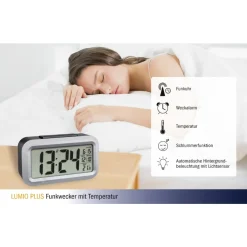 TFA Dostmann Lumio . Radiowecker, Kunststoff, Schwarz -Kaufland Geschäft 715527385fc247bb994bf1df82986a02