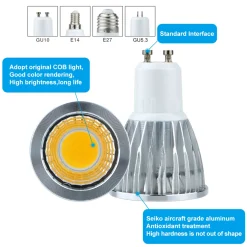 PMS 4 Stück 15W GU10 LED COB Glühbirne Leuchtmittel Lampe Spotlight Weiß 6000K-6500K 2 PMS 4 Stück 15W GU10 LED COB Glühbirne Leuchtmittel Lampe Spotlight Weiß 6000K-6500K -Kaufland Geschäft 75606d772bc4758b4c1882f59ba12d35 1