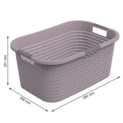 ROTHO Wäschekorb 40 L COUNTRY, Farbe:Nordic Purple 2 ROTHO Wäschekorb 40 L COUNTRY, Farbe:Nordic Purple -Kaufland Geschäft 75775c2ff9c46d33cc12b098e83d1226