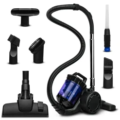 ZEEGMA Zonder Base Staubsauger, Zyklonsauger Mit HEPA-Filtern, Leistung: 899 Watt, Schwarz