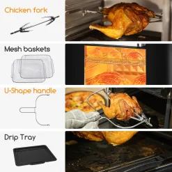 Aigostar Master 30LVU - 10L Heißluftfritteuse, 14 In 1 Heißluftofen Mit Digitalem LED-Touchscreen, 1650 W ölfreies Frittieren, Inklusive 5 Zubehörteilen. -Kaufland Geschäft 7fffaee0f9fec019f7ca24d10996a10d