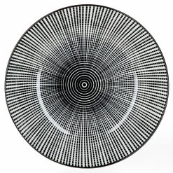 Mambocat Taipei 18-tlg. Teller Set I 6 Personen I Schwarz & Weiß Linien-Muster -Kaufland Geschäft 826c72b08bccb0a2b16bb64a572277eb