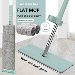 Jormftte Flat Squeeze Mop Freie Handwäsche Bodenreinigung Mop Faser Mop Pad Nass Und Trocken Verwenden Rotationsmop -Kaufland Geschäft 89249356d6d1c27af4a1b83387713717