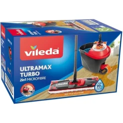 Vileda UltraMax Turbo Komplett-Set Mit Teleskopstiel Wischmop Eimer Bodenwischer -Kaufland Geschäft 8d65a01a2f18ee832e94e4e17075e0b6