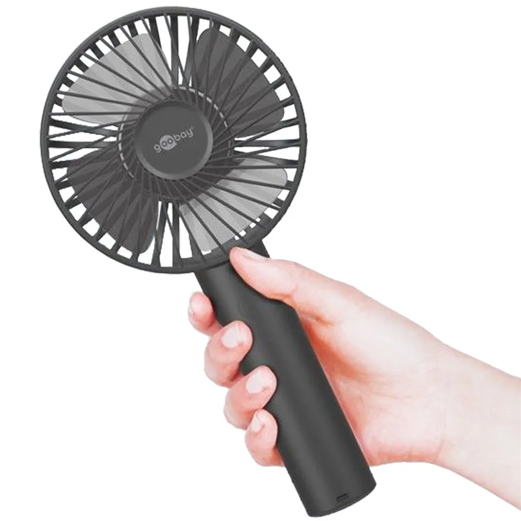 Goobay tragbarer Handventilator mit Standfuß - geräuschlos, wiederaufladbar - mit Akku (2000mAh) und Ladekabel, schwarz Goobay Tragbarer Handventilator Mit Standfuß - Geräuschlos, Wiederaufladbar - Mit Akku (2000mAh) Und Ladekabel, Schwarz -Kaufland Geschäft 8fa876e9bf43cd43fdafb8ced2ed5bf2