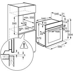 AEG BES331 Set Backofen BES33101ZM + Glaskeramikkochfeld HK634060XB -Kaufland Geschäft 905b338b274728b8aa56c0262e750d17