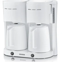 SEVERIN Duo-Filterkaffeemaschine KA 5830 Weiß