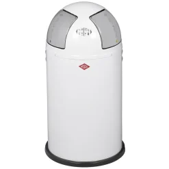 WESCO Treteimer "Push Two" Weiß