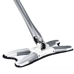 Hikeren X-Typ Bodenmop, Mit 1 Wiederverwendbaren Polster, 360-Grad-Flachmopp, Kein Handwaschmopp, Haushaltsnass- Und Trockenmop