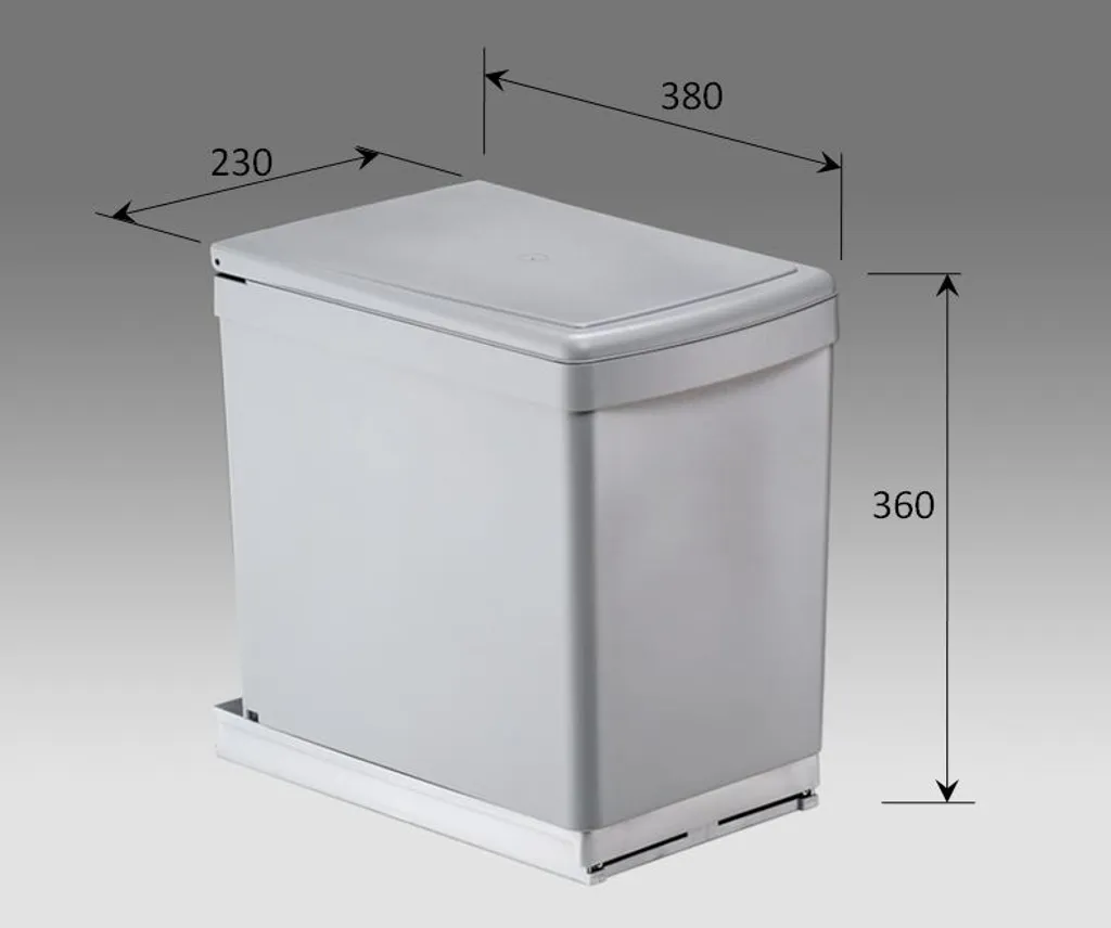 WESCO Einbau-Abfallsammler 30DT - 16 Liter, hinter Drehtüren, Alugrau WESCO Einbau-Abfallsammler 30DT - 16 Liter, Hinter Drehtüren, Alugrau -Kaufland Geschäft 9fc4456082710e760312c6117344dac1