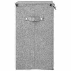 VidaXL Faltbarer Wäschekorb Grau 26 X 34,5 X 59,5cm Leinenimitat Stoff -Kaufland Geschäft a0a72abc152f0c25bd8b647feebe37ca