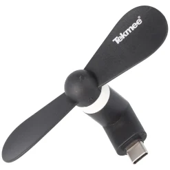 Accucell Mini-Ventilator Für Smartphones Mit USB-C Anschluss, Typ-C-Anschluss, Ventilator Für Smartphone, Farblich Sortiert