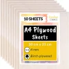 Creative Deco 10 X A4 Sperrholzplatte 4mm | 300 X 210 (+/- 0,5) Mm | Birkensperrholz Dünne Holz-Zuschnitte | Perfektes Blatt Für Laubsäge, Brandmalerei, Laserschnitt, CNC Router, Durchbrochenes -Kaufland Geschäft a5a8dd0a0ed79a3bc8b5e5988421d3e3