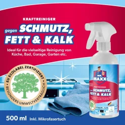 Maxxworld Mr. Maxx Reinigungsmittel Inkl. Sprühflasche + Mikrofasertuch Für Schmutz & Fett & Kalk 1 Maxxworld Mr. Maxx Reinigungsmittel Inkl. Sprühflasche + Mikrofasertuch Für Schmutz & Fett & Kalk -Kaufland Geschäft aacf0decfceab414cdc0c2f2ac4a8a68