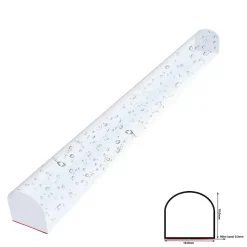 Cocos 10mm X 10mm Selbstklebend Acryl Schwallschutz Spritzschutzprofil 150cm