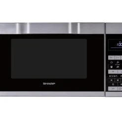 Sharp Home Appliances R861S, Arbeitsfläche, Kombi-Mikrowelle, 25 L, 900 W, Berührung, Silber