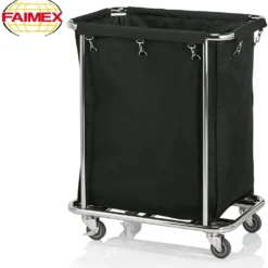 Faimex Wäschesammler Wäschewagen Wäsche Sortierer Wäschekorb Auf Rollen Wäsche Korb Wagen Mit Wäschesack Rollwagen Aus Edelstahl Für Schmutzwäsche Sortierer Stabil Viereckig Trolley Dark XL -Kaufland Geschäft b946acbc4ea2c0d789f3a62824d12b50