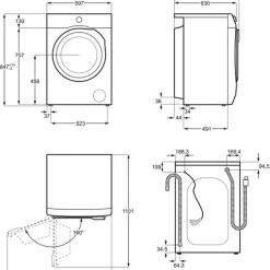 AEG L7WEF80600 Waschtrockner / 10 Kg Waschen / 6 Kg Trocknen / E / Energiesparend / Nachlegefunktion / ProSteam - Auffrischfunktion / Kindersicherung / 1600 U/min [] -Kaufland Geschäft bc28d9b670ab21dca1394f26127ecd2d