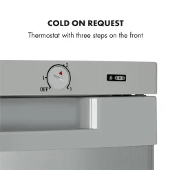 Klarstein Garfield XXL Gefrierschrank , , 81 Liter Gesamtvolumen , 3 Durchsichtige Boxen , Thermostat Mit 3 Stufen , Höhenausgleichende Füße , 39 DB , Silber -Kaufland Geschäft be4536d53c5fb73861ad0ddc3bb907fa