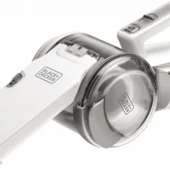 Black & Decker PV1820L Dustbuster Pivot Akku Handstaubsauger Weiß/Silber