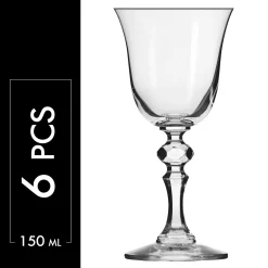 KROSNO Weiß-Weinglas | Set Von 6 | 150 ML | Krista Kollektion | Kristallglas | Weißweingläser | Perfekt Für Zuhause, Restaurants Und Partys | Spülmaschinenfest -Kaufland Geschäft bf99ef0c6a5f9b127ebb632b2f4a2355