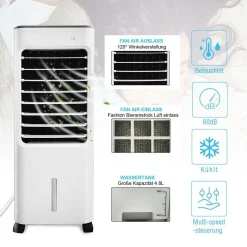 YIXIANG 4in1 Mobile Klimagerät Luftkühler Standventilator Luftbefeuchter Luftreiniger Standventilator -Kaufland Geschäft bfb669649e8101f3461bd6a9987d021f