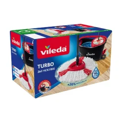 Vileda Wischmop-Set Turbo Easy Wring & Clean Incl. Powerschleuder Und Fußpedal, Farbe Grau -Kaufland Geschäft c0a7e57c4f453461931c8625e2d6e183