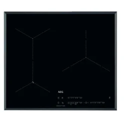 AEG IAE63431FB, Schwarz, Integriert, Zonen-Induktionskochfeld, 3 Zone(n), 3 Zone(n), Groß