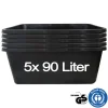 Hossi's Wholesale 5 Stk. 90 Liter Pflanzwanne Mörtelkasten Tuppe Mörtelkasten Zementkübel Maurerkasten Pflanzkübel -Kaufland Geschäft c945a41523963b8afee2b285541b0680