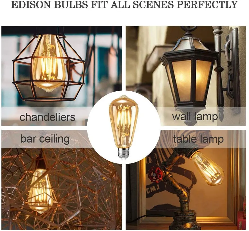 Vintage Glühbirne, LED Glühbirne E27 4W Warm Licht Vintage Antike Glühbirne Retro Filament Lampe für Nostalgie und Retro Beleuchtung im Haus Café Bar usw - 6 Stück XS Vintage Glühbirne, LED Glühbirne E27 4W Warm Licht Vintage Antike Glühbirne Retro Filament Lampe Für Nostalgie Und Retro Beleuchtung Im Haus Café Bar Usw - 6 Stück -Kaufland Geschäft cef12f307aac3de5102802433d8325d9