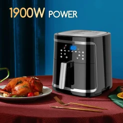 Aigostar Cube Smart - 7L Intelligente Heißluftfritteuse, Friteuse Heissluft 1900 W Heissluftfriteuse, 7 Programmen, Warmhalten, 20 Rezepte, Ohne Öl -Kaufland Geschäft cf1aab73036160ba2df3337e3be3a5a6