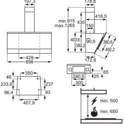 AEG DVE5971HG Kamin-Dunstabzugshaube, 90 Cm, Hob²Hood 4 AEG DVE5971HG Kamin-Dunstabzugshaube, 90 Cm, Hob²Hood -Kaufland Geschäft d07ab17574b6a878f3ce67588ffaaa59