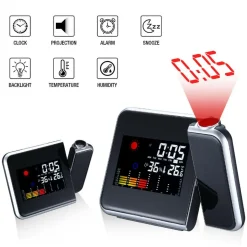 Mmgoqqt LCD Wecker Funkuhr LED Funkwecker Snooze Alarm Tischuhr Mit Projektion -Kaufland Geschäft d0dab5ef60844d12fc805e5e43c26d48