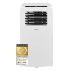 Exquisit Mobile Klimaanlage CM 30752 We | Inkl. Abluftschlauch | Mobil | Luftentfeuchtung | Kühlen | R290a Kältemitte L Weiß