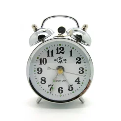 Starlet24 10cm Retro Glockenwecker Silberfarben (#867)