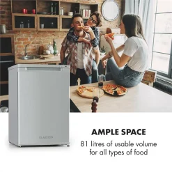 Klarstein Garfield XXL Gefrierschrank , , 81 Liter Gesamtvolumen , 3 Durchsichtige Boxen , Thermostat Mit 3 Stufen , Höhenausgleichende Füße , 39 DB , Silber -Kaufland Geschäft d5707eaa81aeeed05ba67a1e4b6512e9