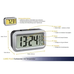 TFA Dostmann Lumio . Radiowecker, Kunststoff, Schwarz -Kaufland Geschäft d5abc2966fea922b63b1bc0657fd304c