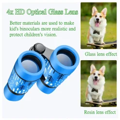 Mmgoqqt Fernglas Für Kinder, Bestes Kindergeschenk, Spielzeug-Fernglas Für 3–12 Jahre, Jungen, Mädchen Und Kleinkinder, Hochauflösende Echte Optik, Gummi, Kinderfernglas, Stoßfest, Zusammenklappbar Für Reisen, Camping, Vogelbeobachtung ,Blue -Kaufland Geschäft d787f5bdbaf6bb79965f3838c7004d92