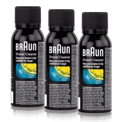 3x Braun Shaver Cleaner - Reinigungsspray FürRasierapparat