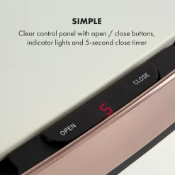 Klarstein Royal Trash Rose Gold Sensor-Mülleimer ,72 Liter Volumen In 4 Behältern ,Restmüll & Recycling-Abfälle: 43 & 2 X 12,5 Liter Eimer Mit Deckel: 4 Liter ,automatisches Öffnen Und Schließen ,SoftClose Lid ,Müllbeutelhalterung ,Korpus Aus Edelstahl ,unempfindlich Gegenüber Fingerabdrücken ,roségold -Kaufland Geschäft de2e8ad6c8a9dec3aced0bc549693594