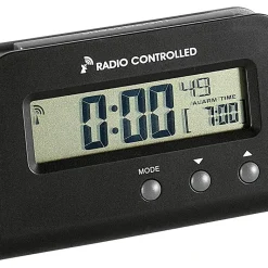 TFA Dostmann TFA Funk-Wecker Batteriebetrieb Schwarz