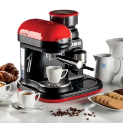 Ariete Siebträger-Espressomaschine Moderna Mit Kaffeemühle Und Aufschäumdüse, Rot/schwarz -Kaufland Geschäft e0470ec8c5be1ba35d075ff87136be20