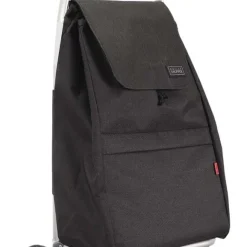 Entre Temps Einkaufstrolley Aus Stoff Mit Rahmen Aus Aluminium Und 2 Breiten Rollen