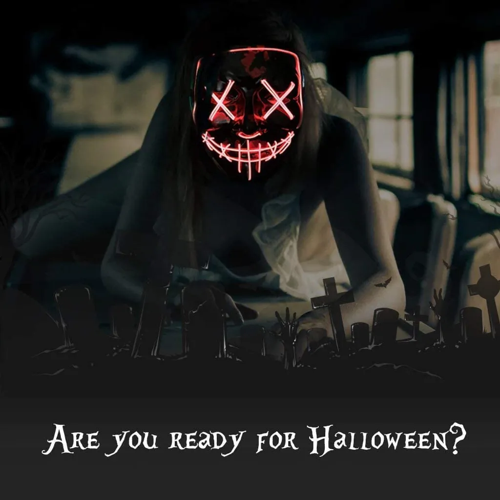 ANTCOOL Halloween-Maske, 3 Beleuchtungsmodi, für Karneval, Halloween, Cosplay und Party (blau)) ANTCOOL Halloween-Maske, 3 Beleuchtungsmodi, Für Karneval, Halloween, Cosplay Und Party (blau)) -Kaufland Geschäft e8e9c8d04fba6f2d2f4f17f045400863