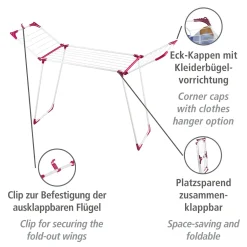 Wenko Wäscheständer SUMMER DRY 13m Klappbar -Kaufland Geschäft eb9b70fef2d1e4b8a9828e109721ab7c