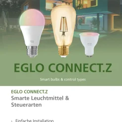 Eglo Connect LED Leuchtmittel-Z A60 Birnenform E27-6W Smart Home Connect.Z -Kaufland Geschäft efb56a860b26c44889ff057bcae8c4cd