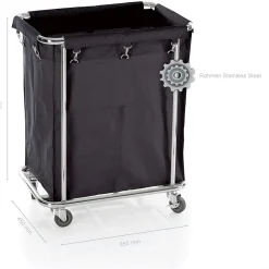 Faimex Wäschesammler Wäschewagen Wäsche Sortierer Wäschekorb Auf Rollen Wäsche Korb Wagen Mit Wäschesack Rollwagen Aus Edelstahl Für Schmutzwäsche Sortierer Stabil Viereckig Trolley Dark XL -Kaufland Geschäft f0a69b4e908b397b6932e903fbb0aefc